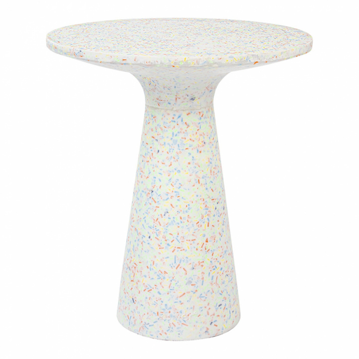 Bijzettafel \'Victoria\' - Wit/Multi in de groep Meubels / Tafels / Bijzettafels bij Reforma (2300305)