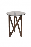 Bijzettafel \'Naia\' 40x40 - Bruin