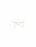 Salontafel \'Naia\' - Walnoot