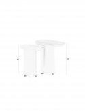 Tafel 2-set \'Bela\' - Zwart