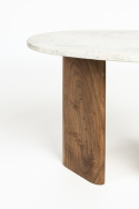 Bijzettafel \'Tanda\' - Hout/Marmel