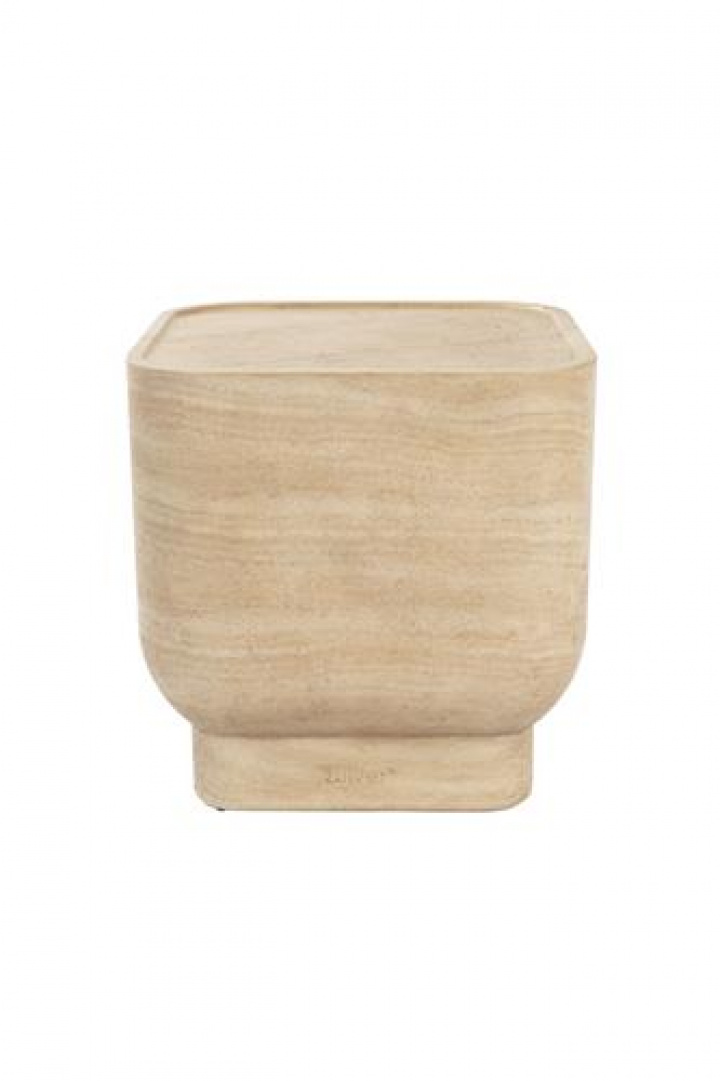 Bijzettafel \'Noble\' Vierkant - Beige in de groep Meubels / Tafels / Bijzettafels bij Reforma (2300425)