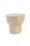 Bijzettafel \'Noble\' Ovaal - Beige