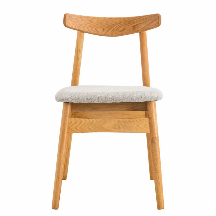 Stoel \'Mossbacke\' - Natuurlijk/Grijs in de groep Meubels / Zitmeubels / Stoelen bij Reforma (23015-natur-gra)