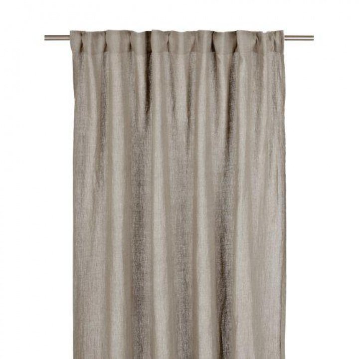 Gordijn \'Julie\' 2-pack 145x280 - Bruin in de groep Campagne / Inrichting / Textiel bij Reforma (2303-20-021)