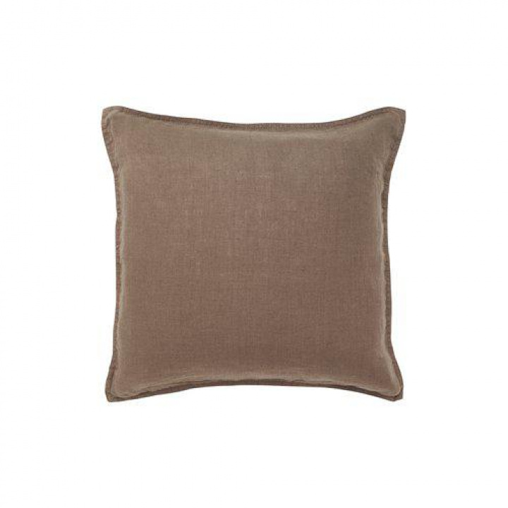 Kussenhoes \'Julie\' 45x45 - Bruin in de groep Campagne / Inrichting / Textiel bij Reforma (2303-47-063)