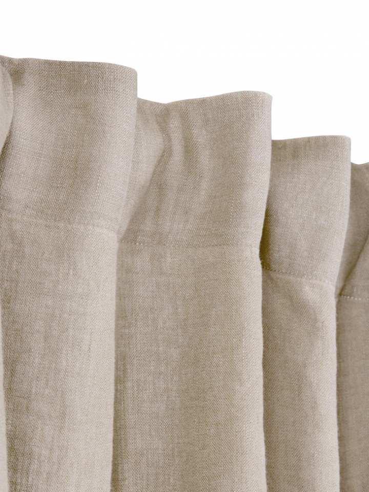 Gordijnkap \'Julie\' 50x250 - Lin/Wit in de groep Inrichting / Textiel / Gordijnen bij Reforma (2303-57-121)