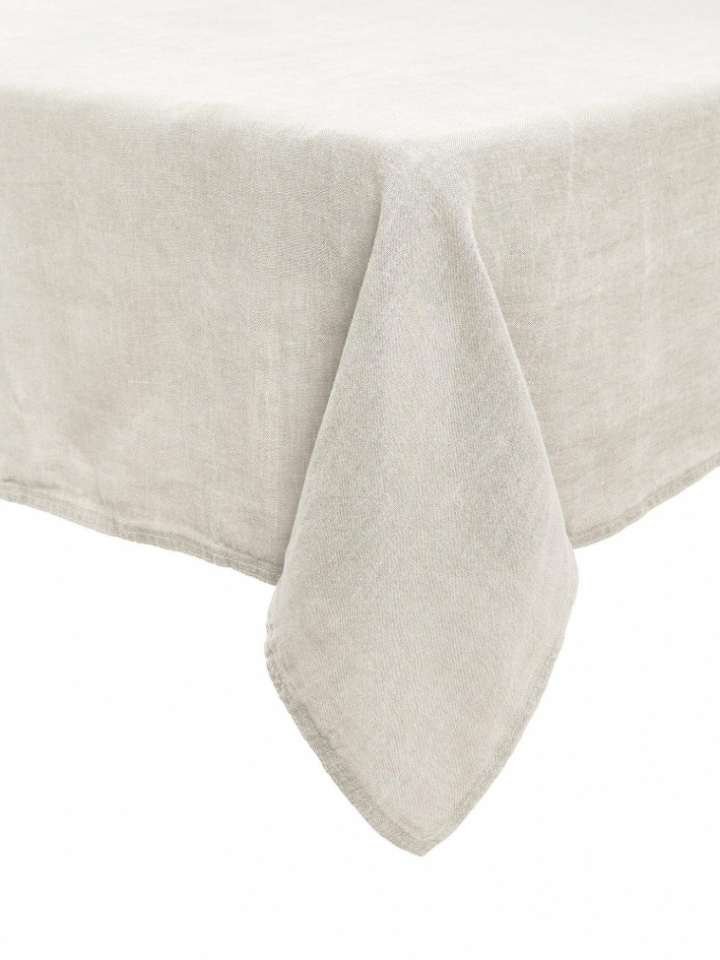 Tafelkleed \'Julie\' 145x280 - Lin/Wit in de groep Inrichting / Textiel / Tafelkleden bij Reforma (2303-85-121)