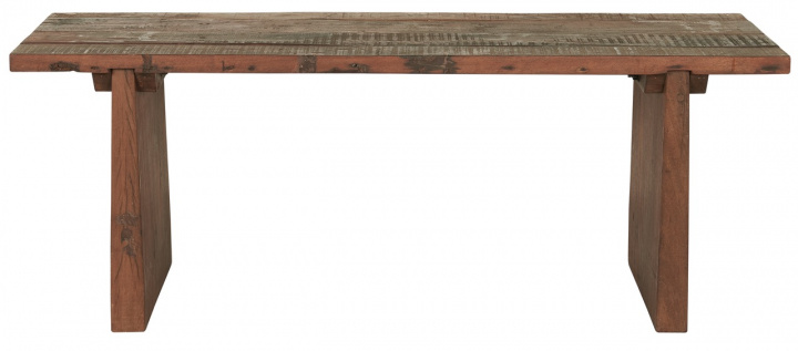 Houten bank \'Unique\' - Natuurlijk in de groep Meubels / Zitmeubels / Banken bij Reforma (23076-00)