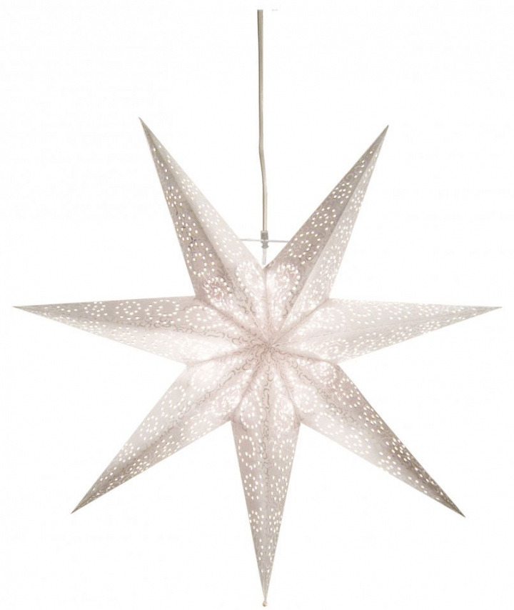 Kerstster \'Antique\' - Wit in de groep Verlichting / Lampen / Kerstverlichting bij Reforma (236-73)
