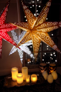 Kerstster \'Antique\' - Wit