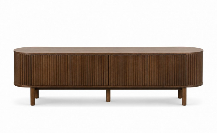 TV-meubel \'Myshult\' 200x40cm - Walnoot in de groep Meubels / Planken & opslag / TV-Meubels bij Reforma (2373-1-walnut)