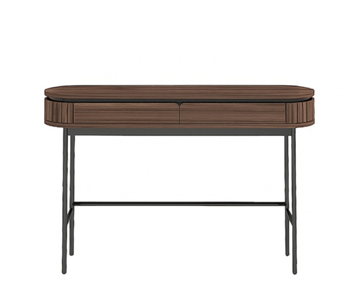 Bureau \'Kärra\' - Walnoot/Zwart in de groep Meubels / Tafels / Bureaus bij Reforma (2378-walnut-svart)
