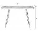 Console tafel \'Denise\' - Zwart/Messing