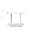 Console tafel \'Amaya\' - Beige