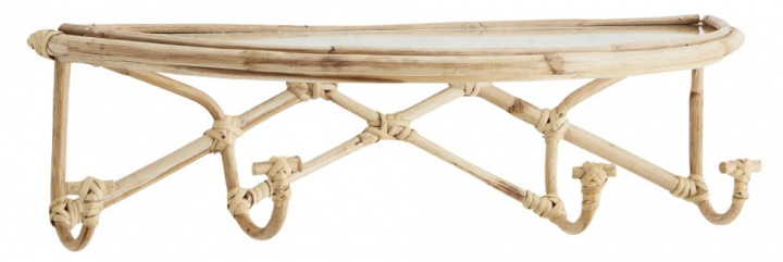 Jassenrek \'Bamboo\' - Natuur in de groep Meubels / Planken & opslag / Hoed- en schoenenplanken bij Reforma (26464)