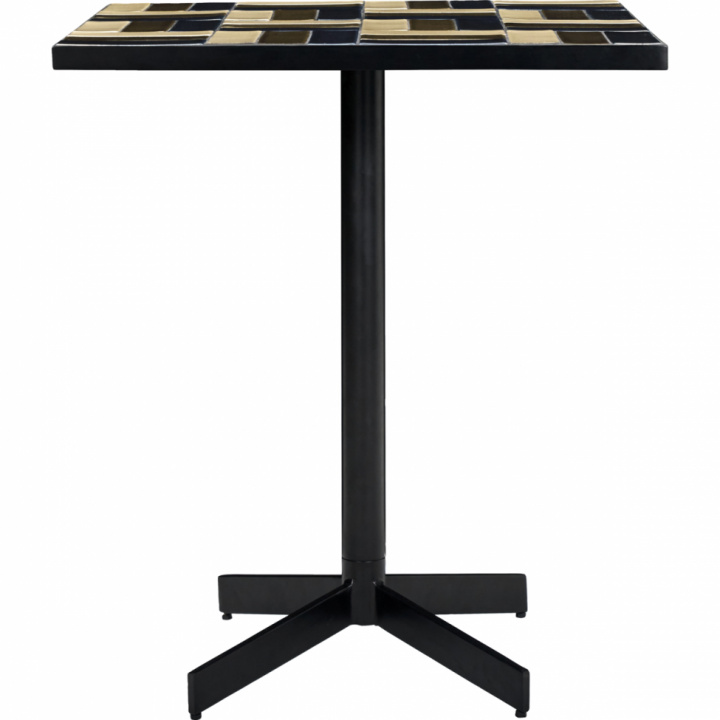 Café tafel \'Geometric\' 62x74 cm - Blauw Bruin in de groep Meubels / Tafels / Eettafel bij Reforma (266140061)