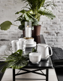 Tafel en banken \'Garden\' 160x60cm - Zwart
