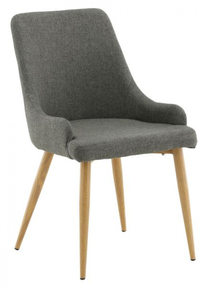 Stoel \'Folldal\' - Donkergrijs/Eik in de groep Meubels / Zitmeubels / Stoelen bij Reforma (27700-450)