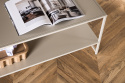 Bijzettafel \'Staal\' - Beige