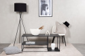Salontafel \'Staal\' 120x50cm - Zwart