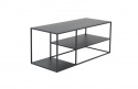 Salontafel \'Staal\' 120x50cm - Zwart