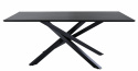 Eettafel \'Antica\' 180x90cm - Zwart