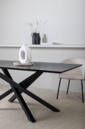 Eettafel \'Antica\' 180x90cm - Zwart