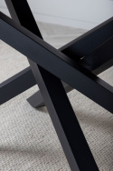 Eettafel \'Antica\' 180x90cm - Zwart