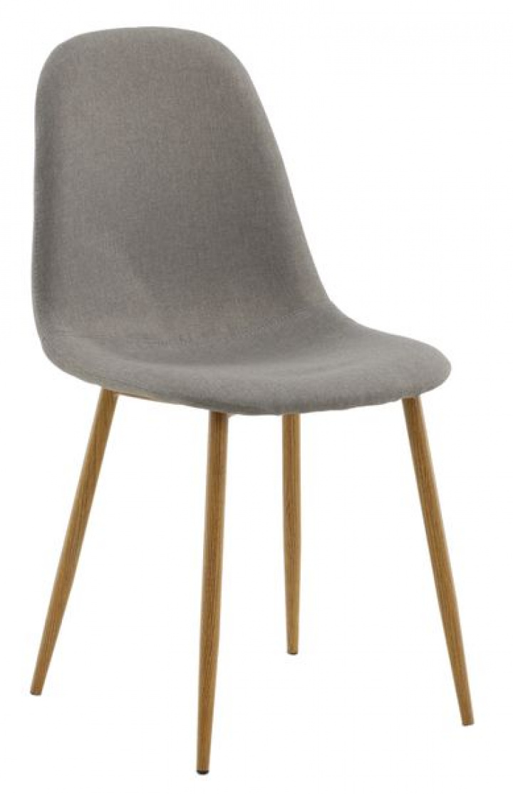 Stoel \'Eidsberg\' - Grijs/Eik in de groep Meubels / Zitmeubels / Stoelen bij Reforma (29902-991)