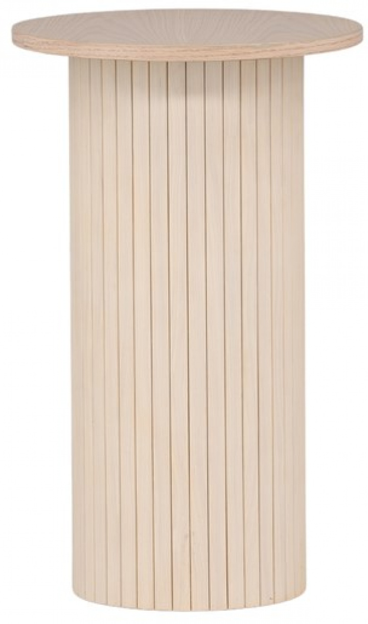 Bijzettafel \'Barkaby\' Rond 40cm - Beige in de groep Meubels / Tafels / Bijzettafels bij Reforma (29993-101)