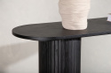 Bijzettafel \'Barkaby\' 40x130cm - Zwart