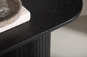 Bijzettafel \'Barkaby\' 40x130cm - Zwart