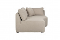 Bank \'Element Prosper Chaise Left\' - Beige