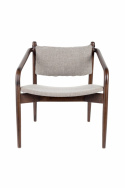 Stoel \'Torrance\' - Noten/Beige