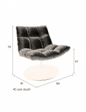Fauteuil \'Bar\' - Velvet/Groen