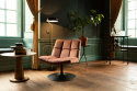 Fauteuil \'Bar\' - Velours/Roze