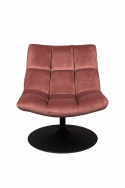 Fauteuil \'Bar\' - Velours/Roze