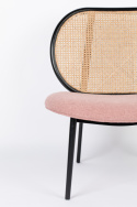 Fauteuil \'Spike\' - Natuurlijk/Roze/Zwart