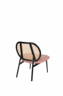 Fauteuil \'Spike\' - Natuurlijk/Roze/Zwart