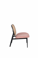 Fauteuil \'Spike\' - Natuurlijk/Roze/Zwart
