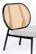 Fauteuil \'Spike\' - Natuurlijk/Grijs/Zwart