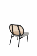 Fauteuil \'Spike\' - Natuurlijk/Grijs/Zwart