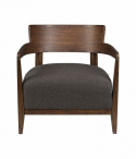Fauteuil \'Duran\' - Grijs/Bruin