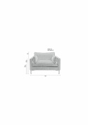 Fauteuil \'Love seat\' - Bruin