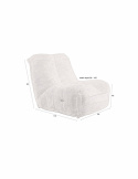 Verstelbare fauteuil \'Hamilton\' - Bruin