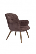 Fauteuil \'Lenn\' 75x67 - Paars
