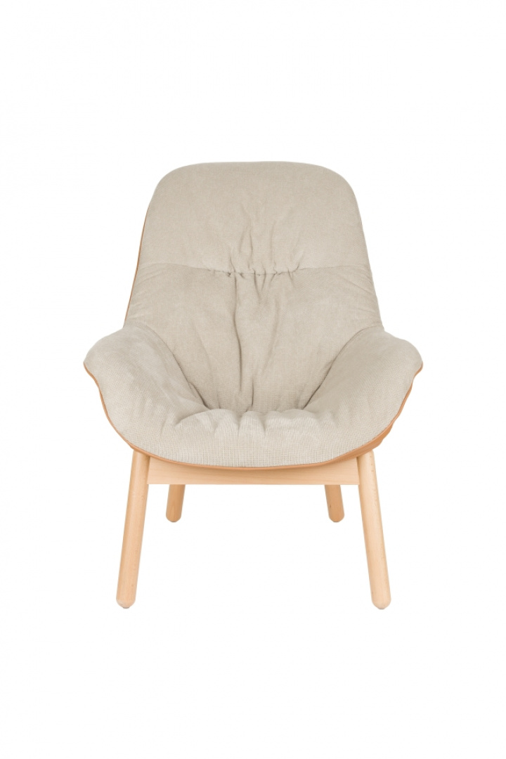 Lounge stoel \'Duke\' 92x75x93cm - Beige in de groep Meubels / Zitmeubels / Fauteuils bij Reforma (3100237)