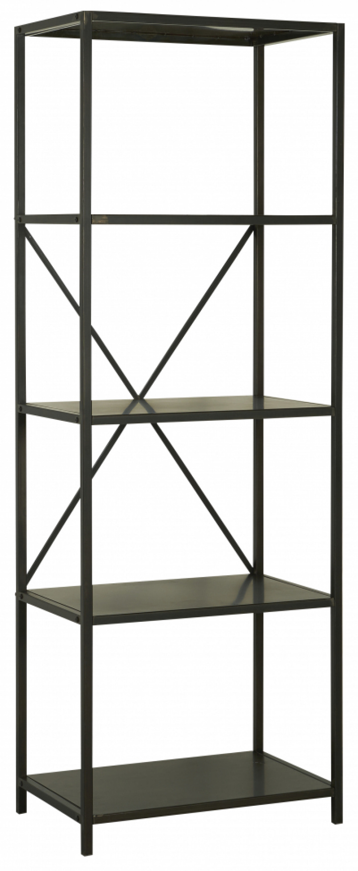 Boekenkast \'Unique\' 2 - Metaal in de groep Meubels / Planken & opslag / Boekenkasten bij Reforma (31091-25)