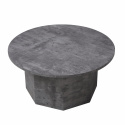 Salontafel \'Bilbao\' Rond 80cm - Grijs